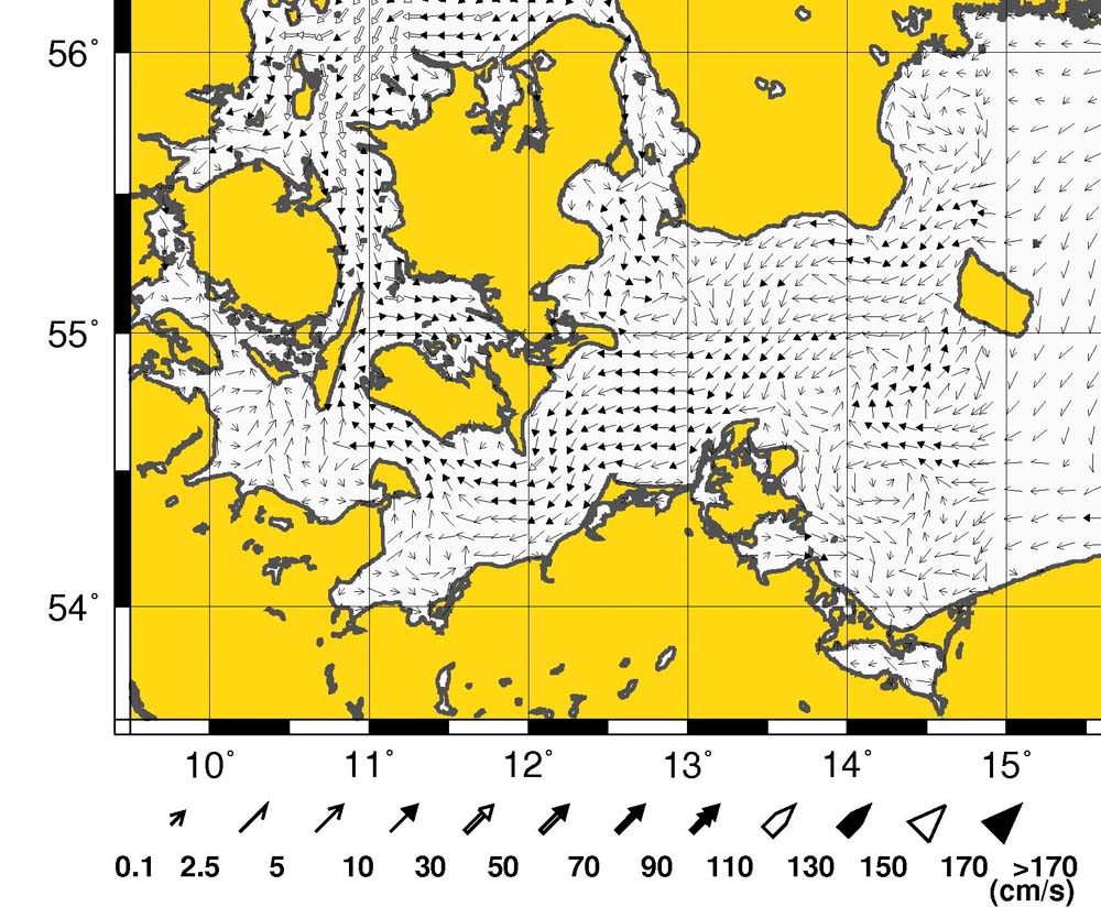 Auf den Internetseiten des Bundesamtes für Seeschifffahrt und Hydrographie gibt’s sehr gute Vorhersagen für das Küstenwetter, Wellenhöhen und Strömungen (siehe Bild). www.bsh.de