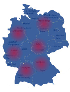 www.igb-berlin.de © Mögliche Veranstaltungsorte für eine nationale Tournee könnten diese sein. Die finale Auswahl richtet sich nach den nun anstehenden Absprachen mit den Landesverbänden.