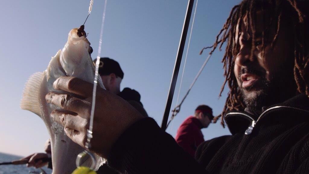 Patrick happy mit dem Zielfisch.