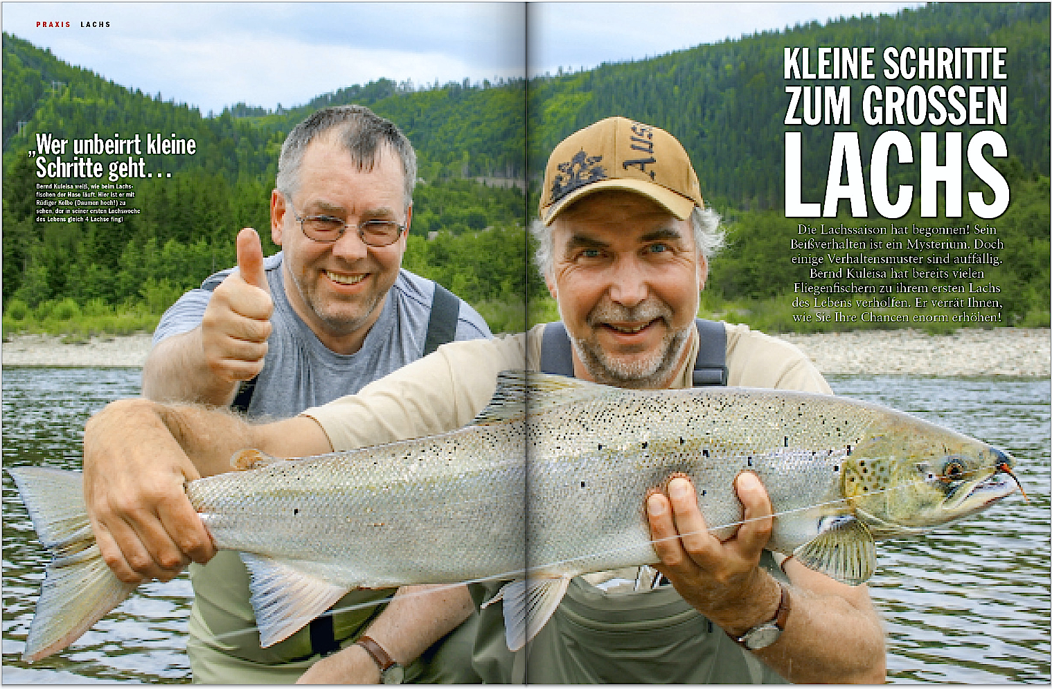 Im Juni und Juli steigen die Lachse in die Flüsse auf, zum Beispiel in Norwegen. Bernd Kuleisa gibt Ihnen hilfreiche Tipps, damit es mit dem Fang klappt.