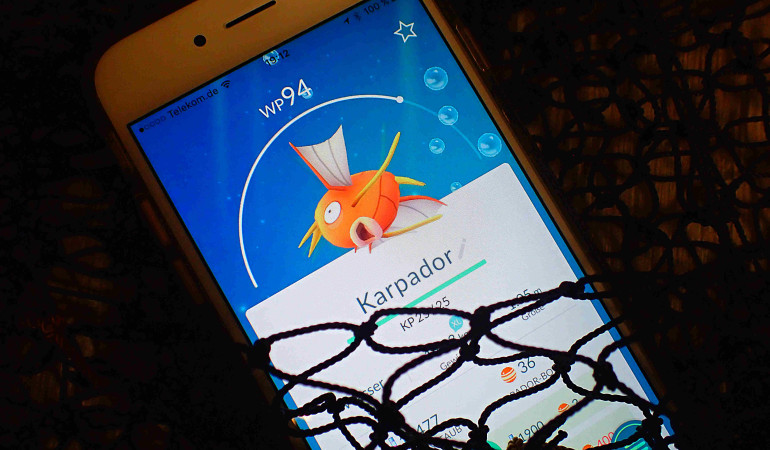 Pokémon Go Karpador und Goldini fangen