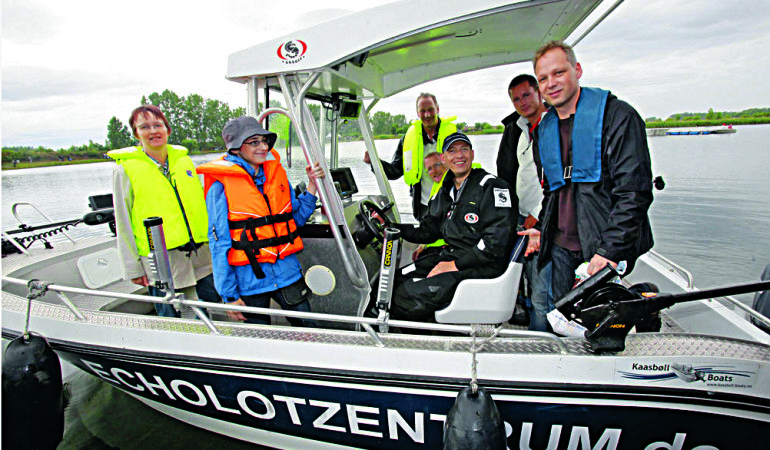 Macht mit beim Schlageter Echolot-Seminar am Bodensee und erfahrt alles wichtige rund um die Bootstechnik.