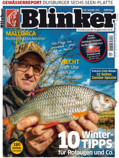 In der BLINKER-Ausgabe 12/2016 erfahrt ihr mehr zum Thema "Rueckkehr der Lachse in Deutschland. 