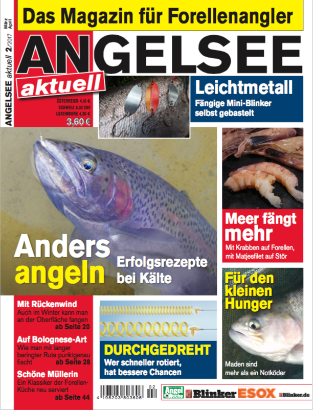 Forellenangeln am Forellensee Magazin angelsee-aktuell 2 2017