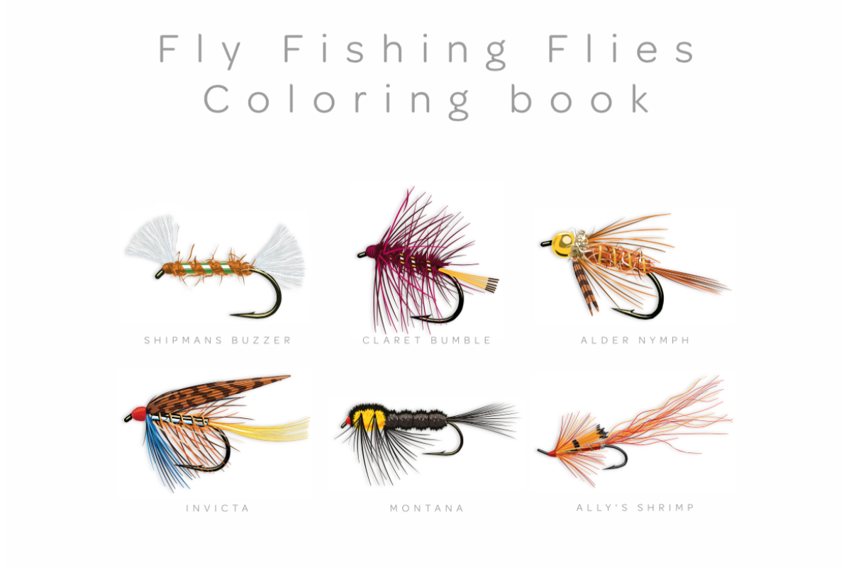 Dieses Fly Fishing Flies Coloring Book können Sie erwerben.