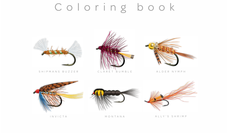 Dieses Fly Fishing Flies Coloring Book können Sie erwerben.