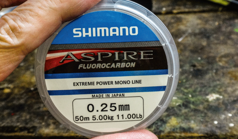 Jeder Tester bekommt eine 50-m-Spule des Aspire-Fluorocarbons in Stärke 0,25 mm.