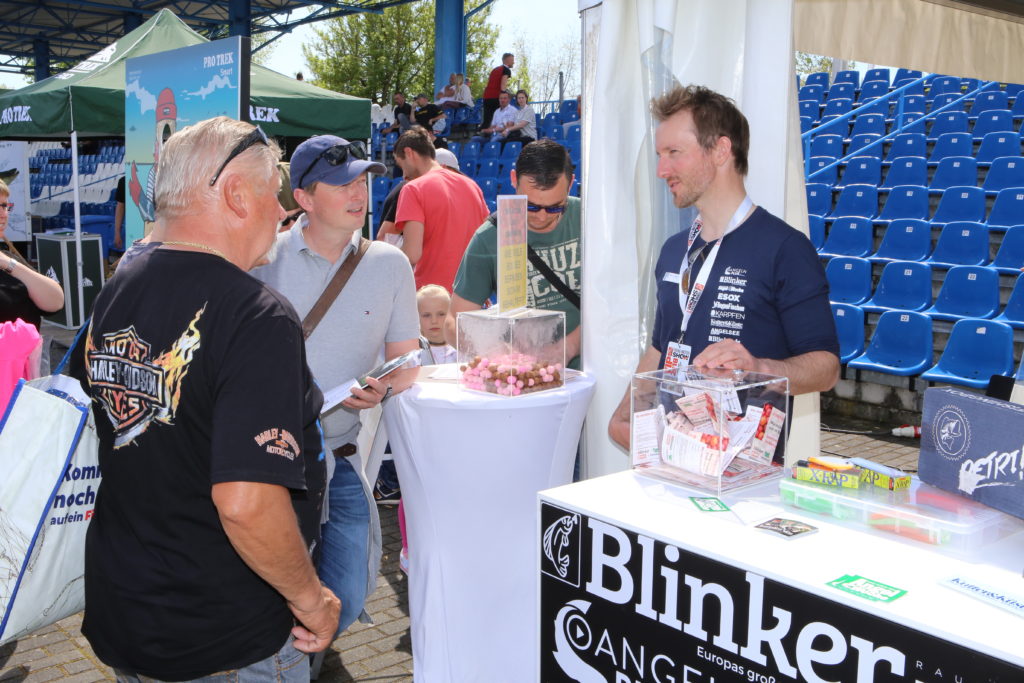 Der Blinker Stand auf der Fishing Masters Show