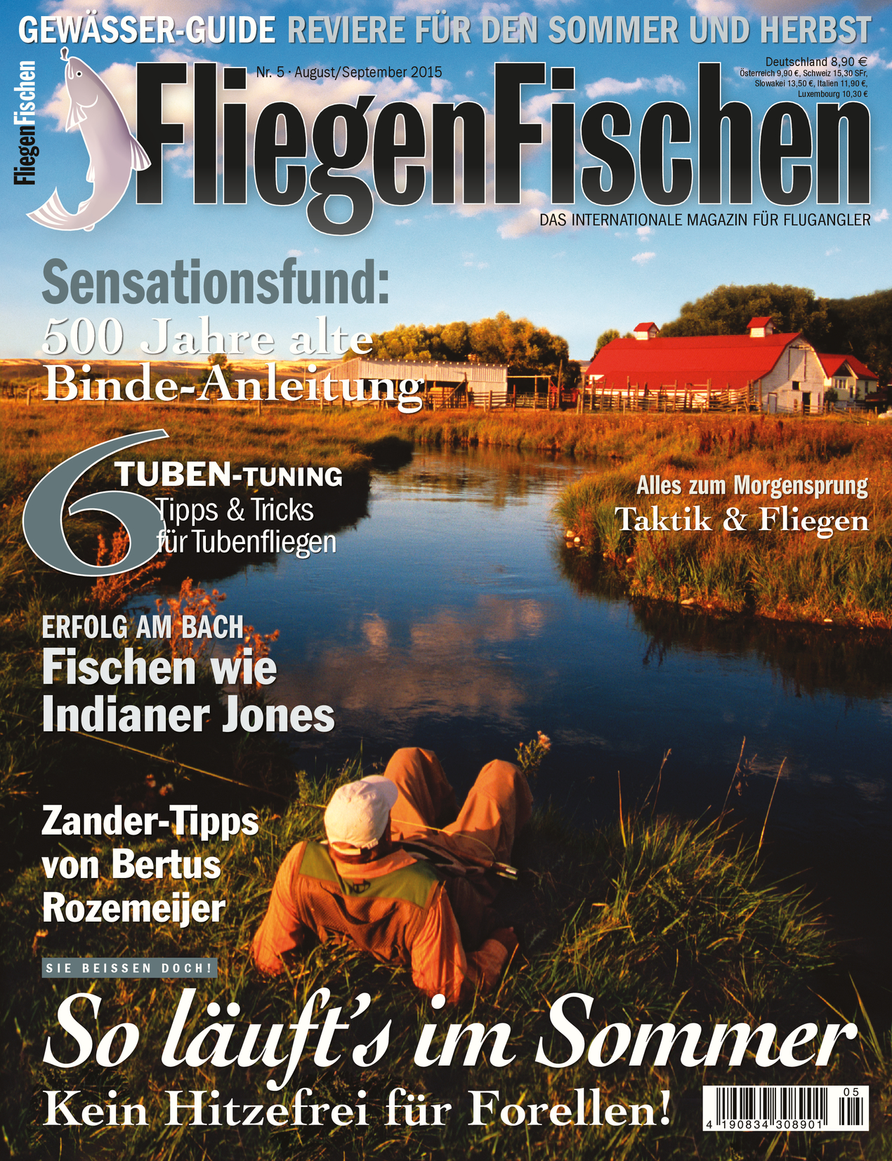 Mehr zum Fliegenfischen an der Deutschen Traun lesen Sie in FliegenFischen Ausgabe 5-15