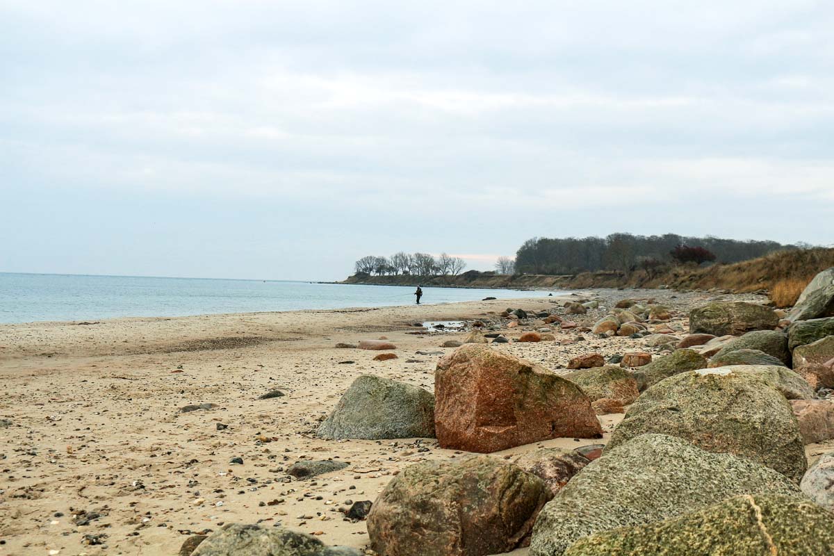 Der Strand bei Staberhuk ist bekannt für große Meerforellen! Foto: Blinker/Lars Berding