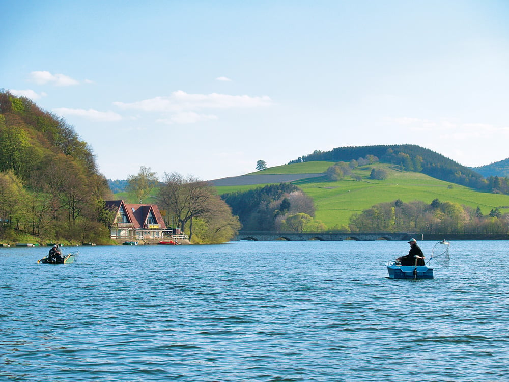 Der Bereich vor dem DLRG-Haus in Heringhausen ist ein guter Barsch-Spot.