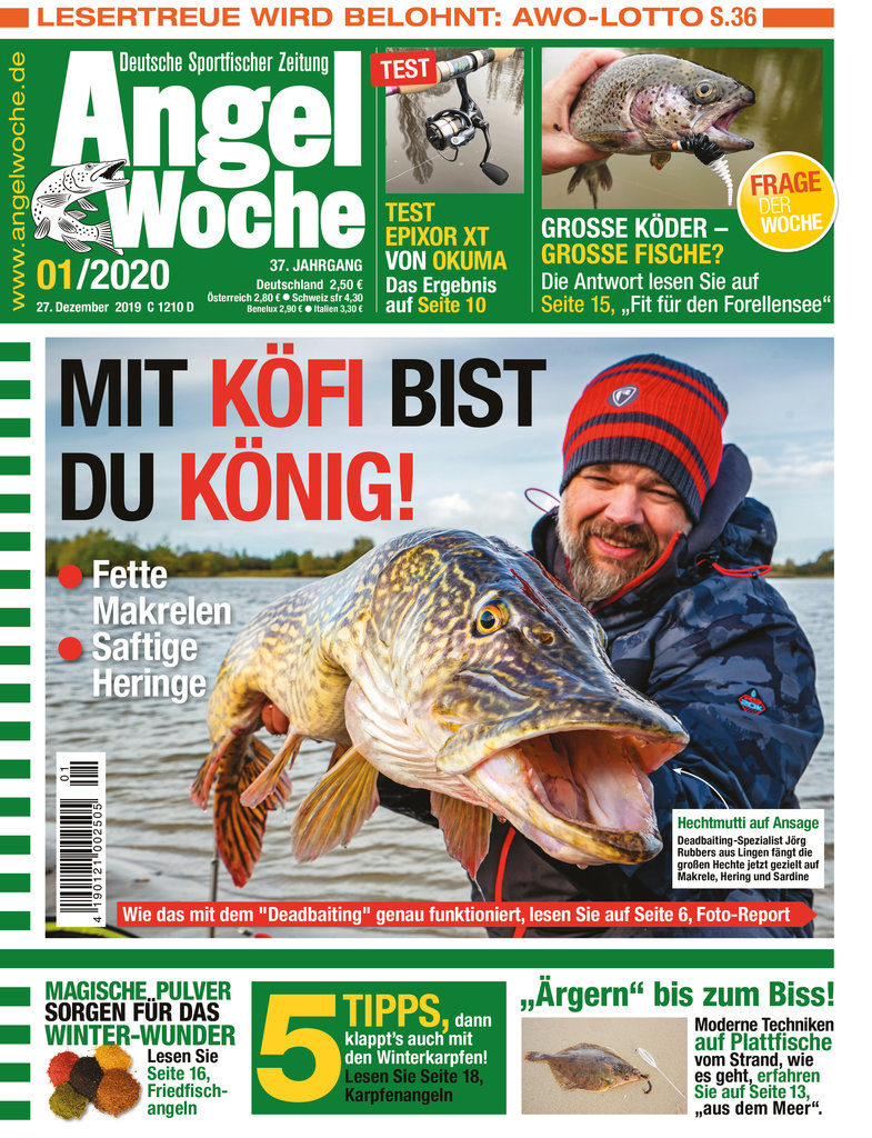 Titelbild AngelWoche Ausgabe 01/2020