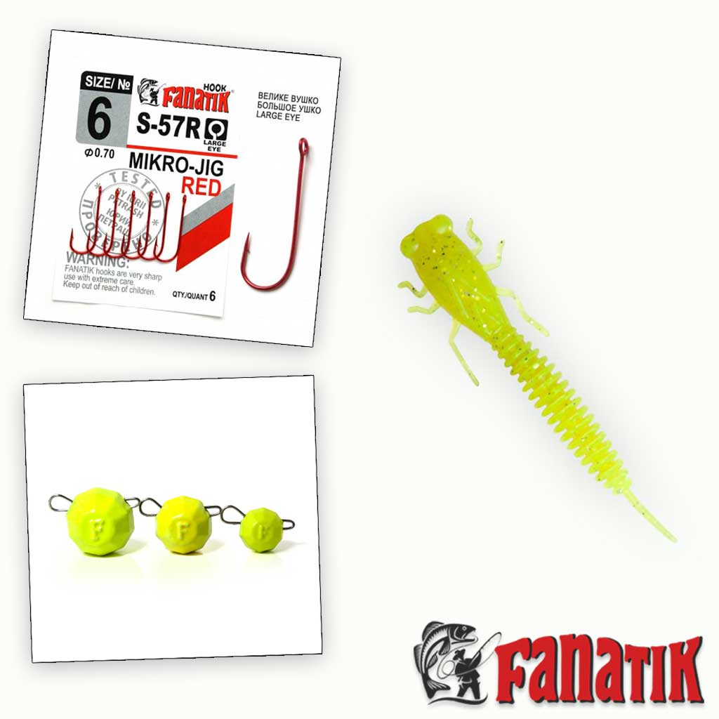 Die X-Larva von FANATIK imitiert eine große Libellenlarve. Foto: FANATIK