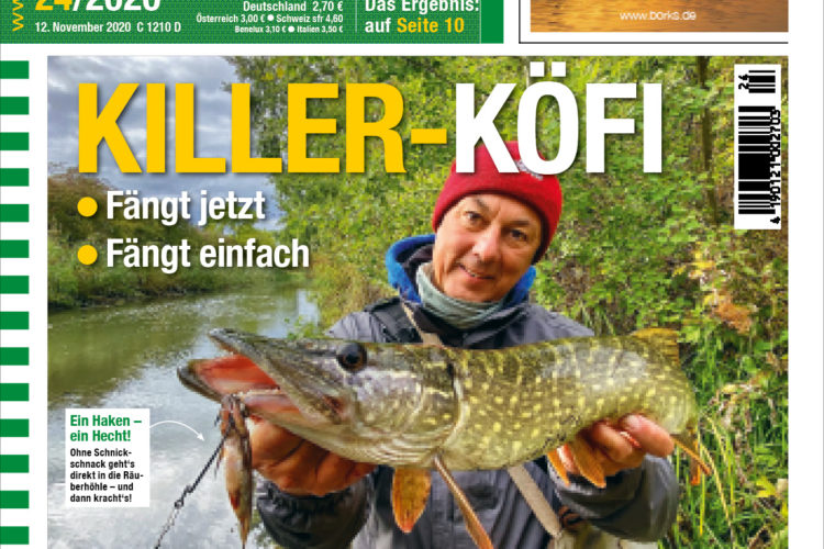 Die aktuelle AngelWoche 24 mit dem Foto-Report Killer-Köfi auf Hecht und vielen weiteren spannenden Themen!