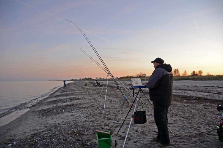 Der Nordstrand Dahme ist ein Top-Brandungsrevier. Foto: Rose