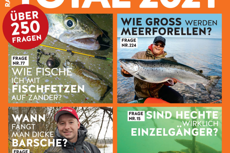 In der BLINKER-Sonderausgabe „RAUBFISCH TOTAL“ finden Sie über 250 Fragen und Antworten rund ums Raubfischangeln. Bild: BLINKER