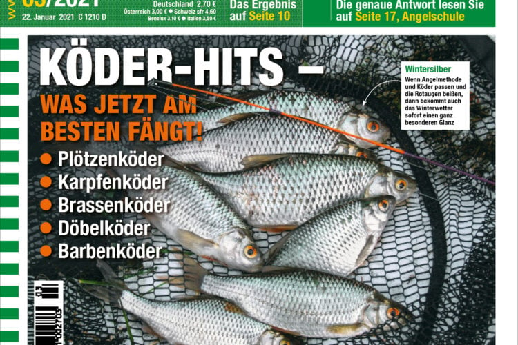 Die aktuelle AngelWoche 03 stellt Ihnen neben weiteren Themen die Top Friedfisch-Köder 2020 vor. Ganz nützlich, denn man hört sehr viele unterschiedliche Meinungen.