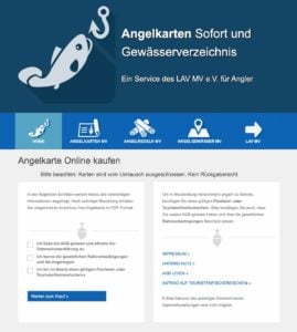 Die Angelscheine für die Gewässer bekommen Sie auch online. Bild: LAV-MV