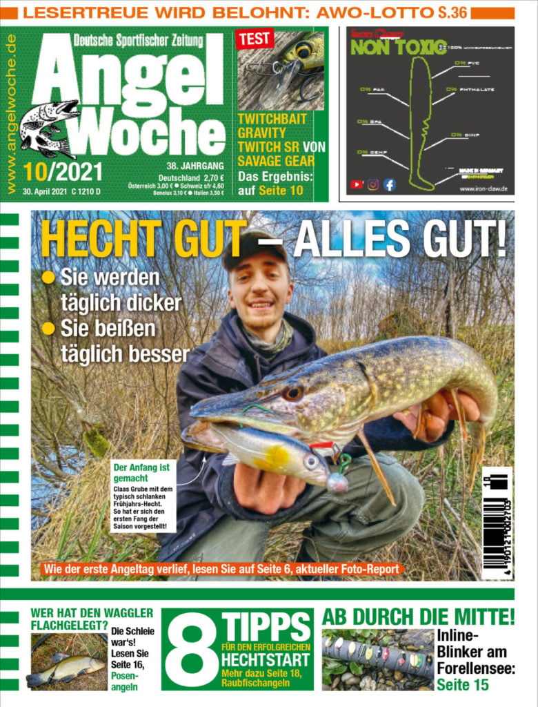 Der Saisonstart für den Hecht hat begonnen. Wie Sie erfolgreich zum Fisch gelangen, erfahren Sie in der AngelWoche 10!