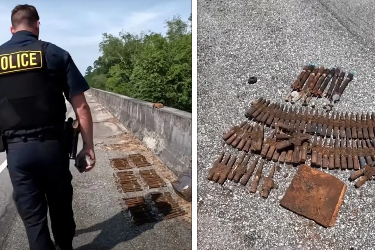 Als drei Magnetfischer in Georgia einen bedenklichen Fund machen, rufen sie die Polizei. Die verhängt jedoch eine Strafe – weil sie sich unerlaubt auf Militärgelände befinden. Foto: Outdoors Weekly (via YouTube)