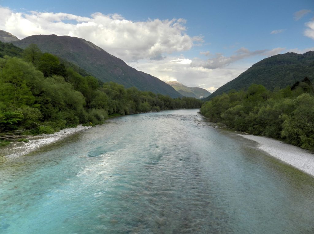 Die Soča bei Tolmin – ein Traum in Türkis. Foto: D. Henkes