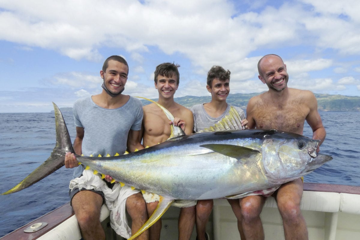 Die Thunfische, die man beim Angeln auf den Azoren fangen kann, erreichen bis zu 300 kg. Foto: J. Furtado