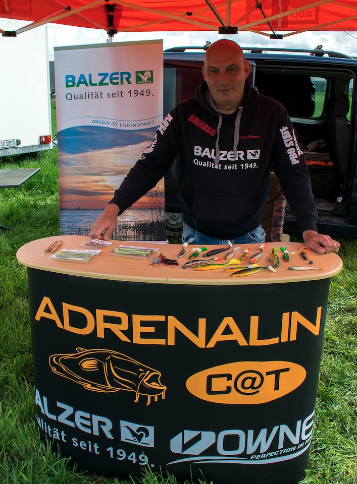 Für die Firma Balzer war Dirk Ditters mit einem Stand vertreten.