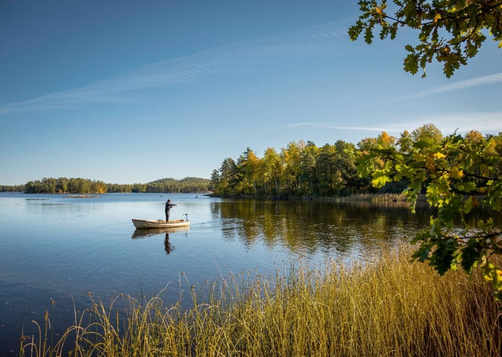 Der Flaten wird, wie viele schwedische Seen, kaum beangelt – und nicht professionell. Ein Paradies! Foto: Waldemar Krause