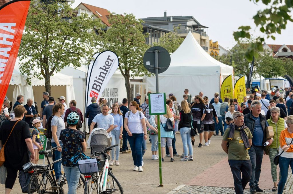 Bei sonnigem Wetter war auf der Fishing Masters Show in Waren an der Müritz richtig was los.