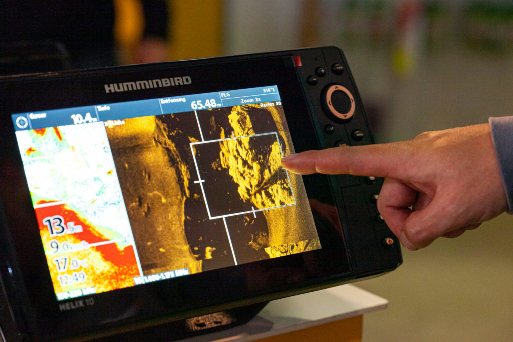 Auf der Jagd & Angeln können Besucher sich unter anderem über moderne Echolot-Technik infomieren.
