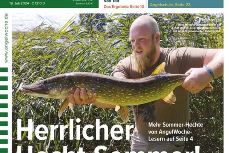 Cover der Angelwoche 16/2024: Herrlicher Hecht-Sommer