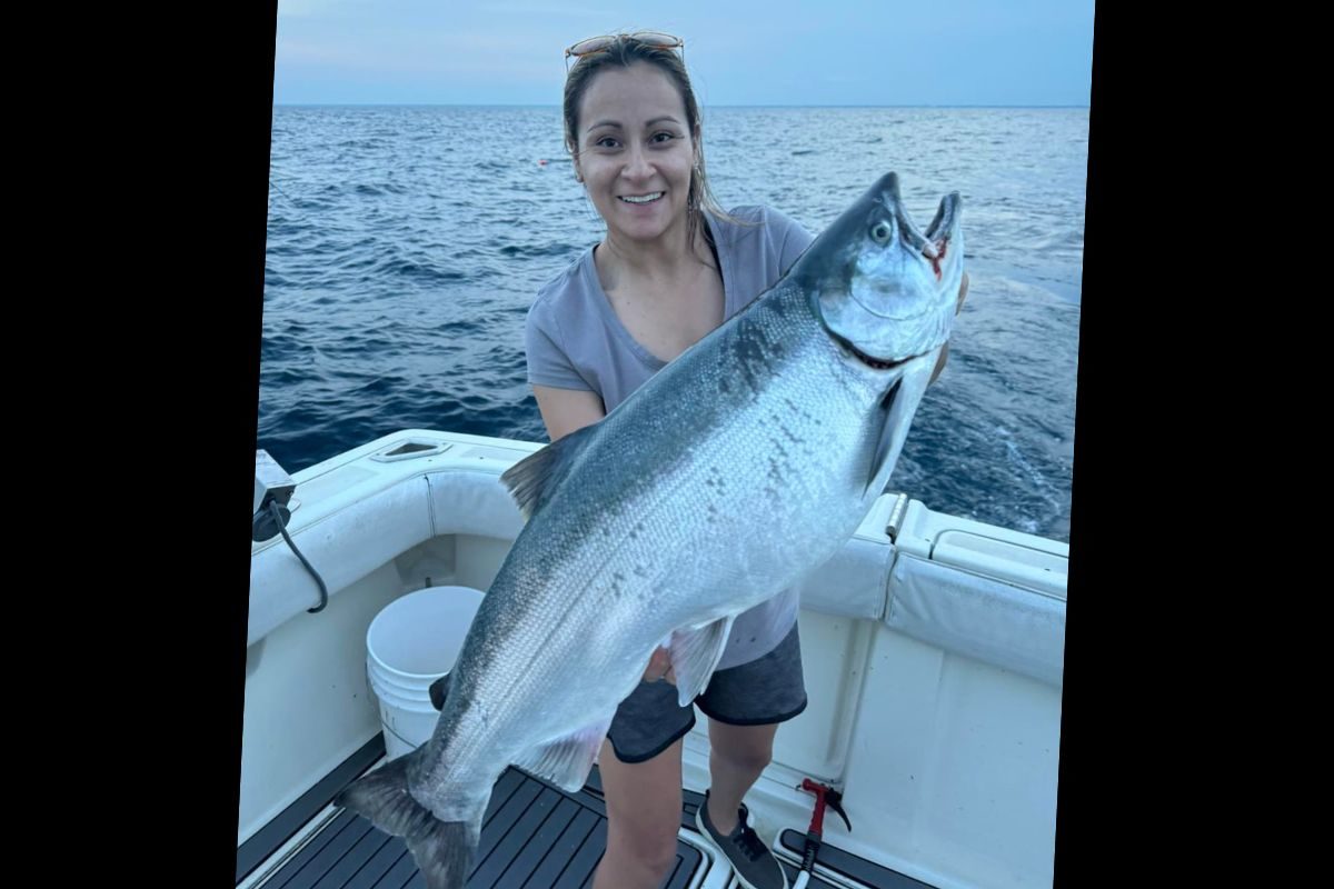 Dieser Coho war keine 1,5 kg vom Staatsrekord entfernt.