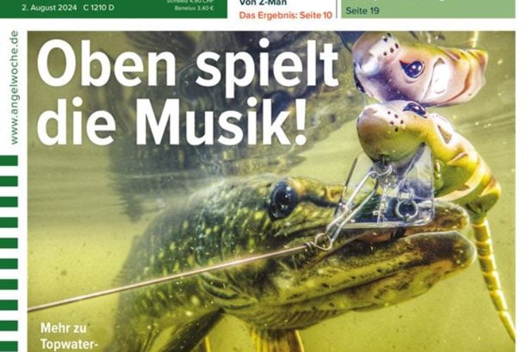 Cover der Angelwoche 17/2024: Oben spielt die Musik!