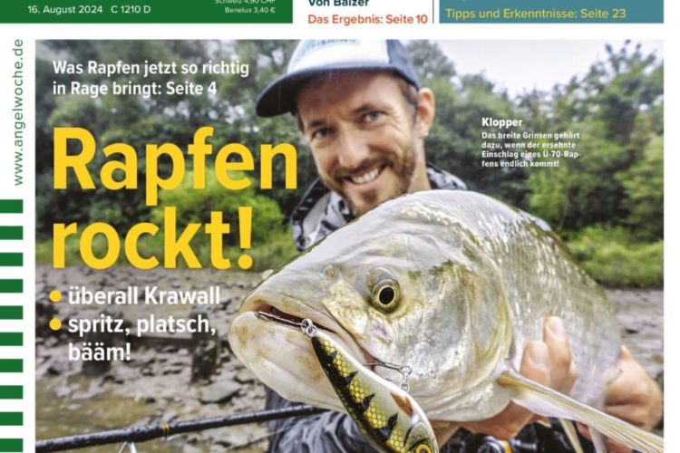 Cover der Angelwoche 18/2024: Rapfen rockt!