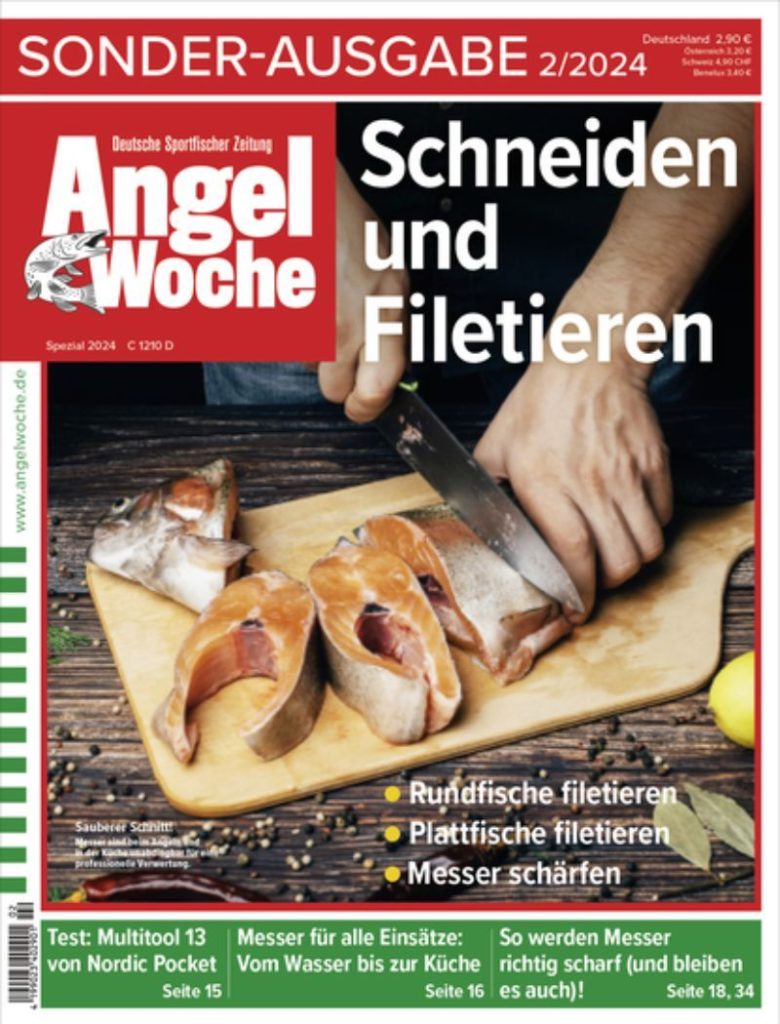 Cover der Angelwoche-Spezial 02/2024: Schneiden und Filetieren