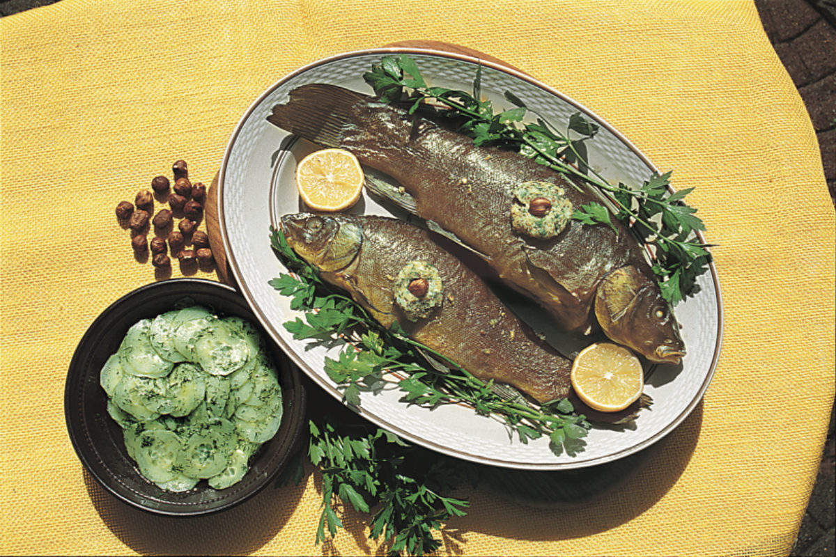 Fisch-Freitag-Rezept: Gefüllte Schleie aus dem Ofen