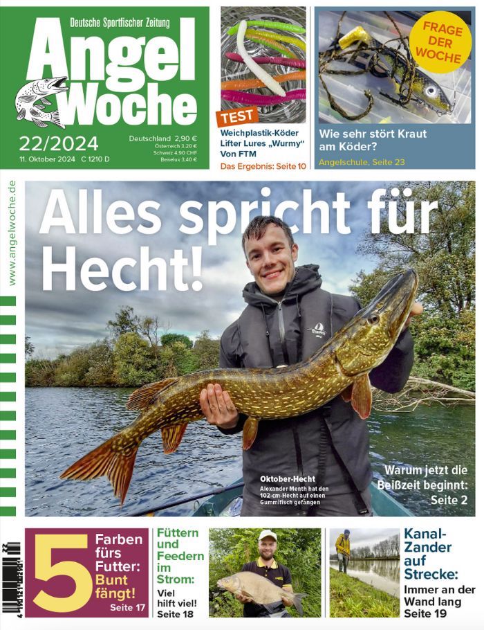 Cover der Angelwoche 22/2024: Alles spricht für Hecht!