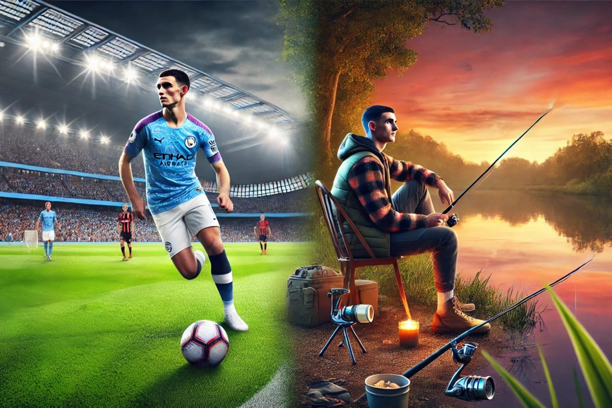 Phil Foden Fußballstar von Manchester City und leidenschaftlicher Angler