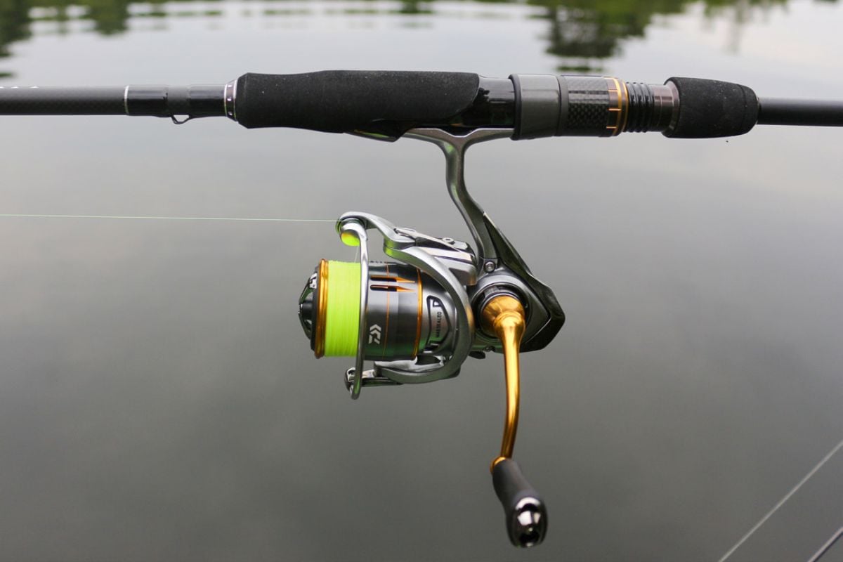 Rollenhalter der Daiwa Airity Spin