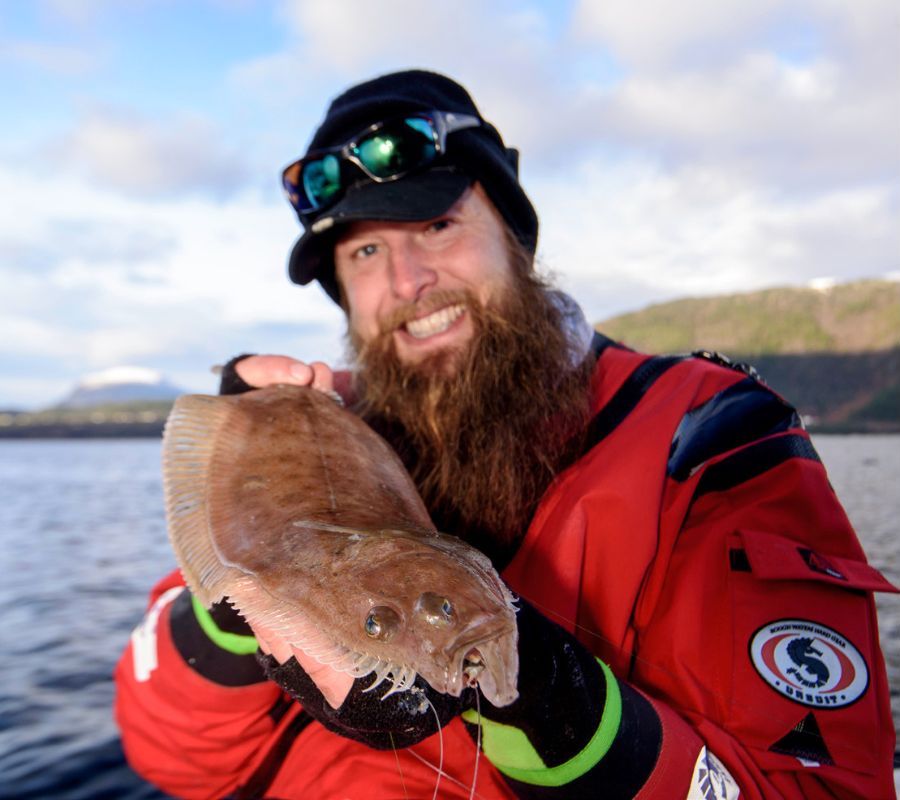 Flügelbutt aus dem Romsdalsfjord