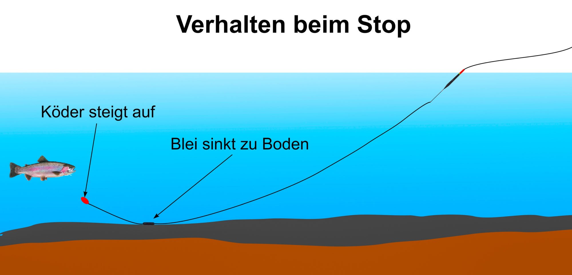 Bodentaster Stopp Zeichnung Montage