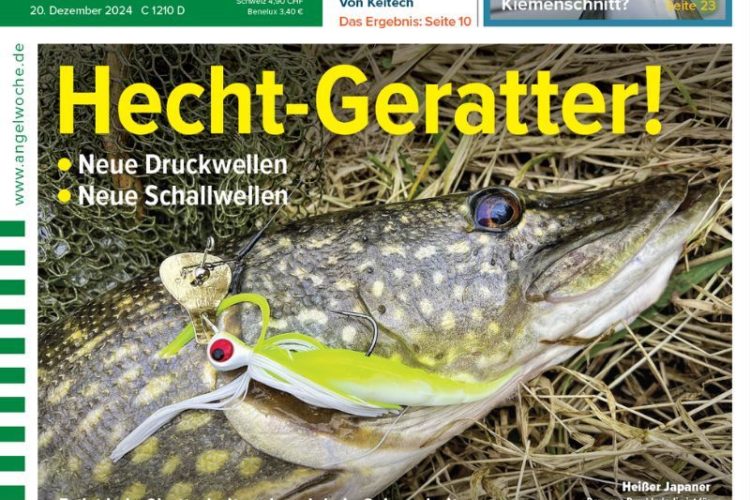 Cover der Angelwoche 01/2025: Hecht-Geratter!