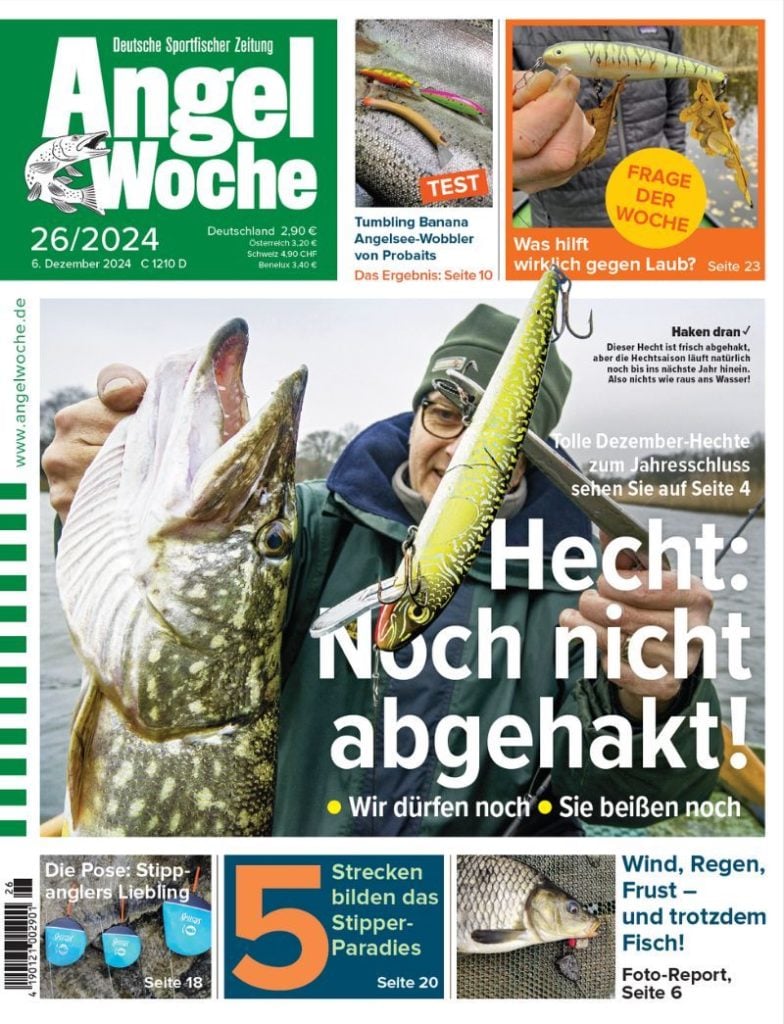 Cover der Angelwoche 26/2024: Hecht ist noch nicht abgehakt