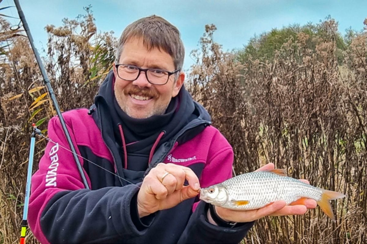 Frerk Petersen mit Rotauge