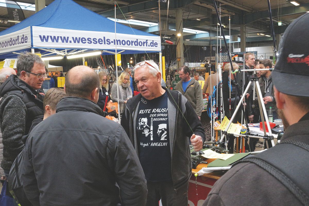 Horst Hennings auf der Messe Faszination Angeln in Lingen