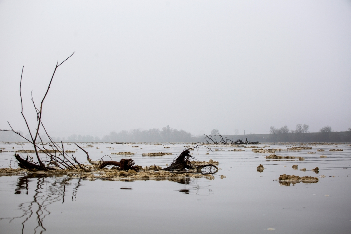 Hochwasser am Po in Italien